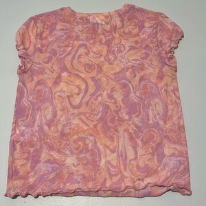 (NEVER WORN) Mesh swirly t-shirt from nordstrom